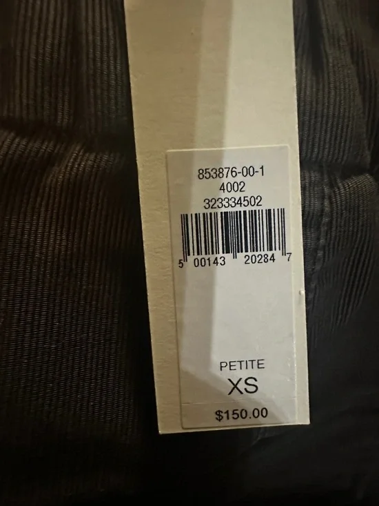 NWT! BANANA REPUBLIC WIDE-LEG TEXTURED TWILL PULL-ON PANT - SIZE XS PETITE - Picture 5 of 5